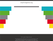 Tablet Screenshot of empiricalgames.org